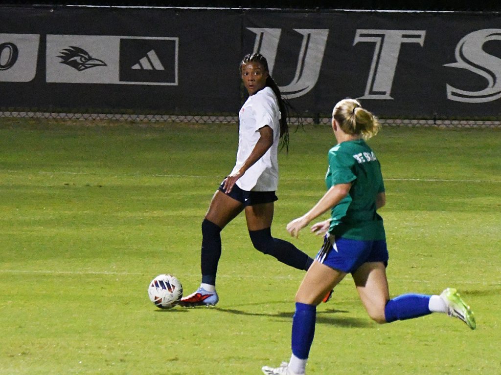 UTSA beat A&M-Corpus Christi 6-0 in a women's soccer exhibition on Sunday, Aug. 3, 2025, at UTSA Park West. - photo by Joe Alexander