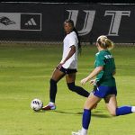 UTSA beat A&M-Corpus Christi 6-0 in a women's soccer exhibition on Sunday, Aug. 3, 2025, at UTSA Park West. - photo by Joe Alexander
