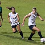 UTSA beat A&M-Corpus Christi 6-0 in a women's soccer exhibition on Sunday, Aug. 3, 2025, at UTSA Park West. - photo by Joe Alexander