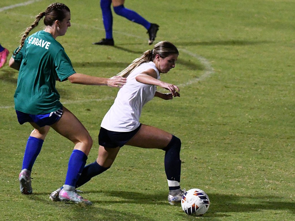 UTSA beat A&M-Corpus Christi 6-0 in a women's soccer exhibition on Sunday, Aug. 3, 2025, at UTSA Park West. - photo by Joe Alexander