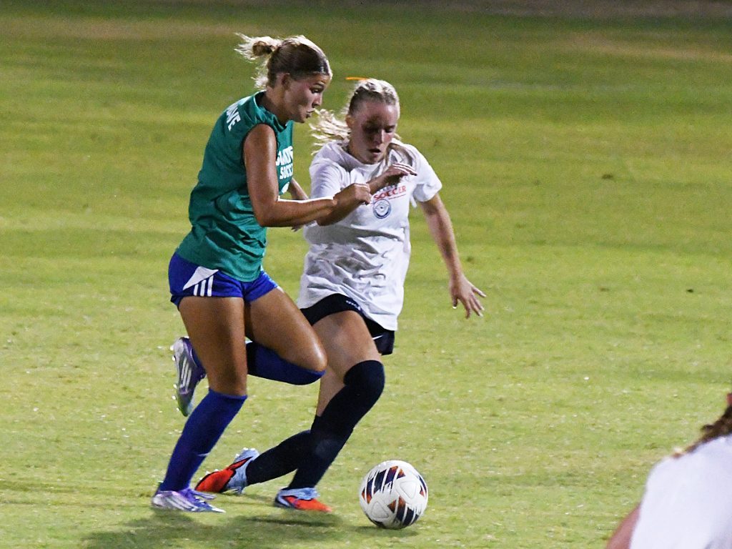 UTSA beat A&M-Corpus Christi 6-0 in a women's soccer exhibition on Sunday, Aug. 3, 2025, at UTSA Park West. - photo by Joe Alexander