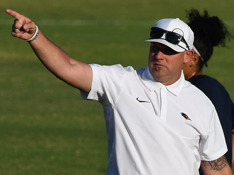 UTSA coach Derek Pittman's expectations for this season: It's going to fast, it's going to be aggressive, it's going to be physical. - photo by Joe Alexander