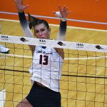 Miranda Putnicki. UTSA women's volleyball lost to Tulsa 3-2 in American Athletic Conference action Friday, Sept. 26, 2025, at the Convocation Center. - photo by Joe Alexander