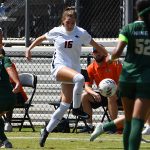 Kacey Grahmann. UTSA and Charlotte tied 1-1 in American Athletic Association women's soccer on Sunday at Park West. - photo by Joe Alexander