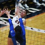 Brooke Elliott. UTSA women's volleyball lost to Tulsa 3-2 in American Athletic Conference action Friday, Sept. 26, 2025, at the Convocation Center. - photo by Joe Alexander