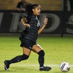Aaliyaiah Durden. UTSA's 1-0 American Athletic Conference women's soccer victory over North Texas on Thursday, Sept. 18, 2025, at Park West. - photo by Joe Alexander