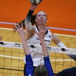 Caroline Tredwell. UTSA women's volleyball lost to Tulsa 3-2 in American Athletic Conference action Friday, Sept. 26, 2025, at the Convocation Center. - photo by Joe Alexander