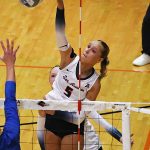 Ally Tribe. UTSA women's volleyball lost to Tulsa 3-2 in American Athletic Conference action Friday, Sept. 26, 2025, at the Convocation Center. - photo by Joe Alexander