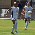 Haley Lopez. UTSA and Charlotte tied 1-1 in American Athletic Association women's soccer on Sunday at Park West. - photo by Joe Alexander