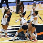 UTSA women's volleyball lost to Tulsa 3-2 in American Athletic Conference action Friday, Sept. 26, 2025, at the Convocation Center. - photo by Joe Alexander