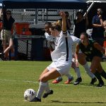 Zoe May scored UTSA's goal in a 1-1 tie with Charlotte in American Athletic Conference soccer on Sunday, Sept. 28, 2025, at Park West. - photo by Joe Alexander