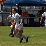 Zoe May scored UTSA's goal in a 1-1 tie with Charlotte in American Athletic Conference soccer on Sunday, Sept. 28, 2025, at Park West. - photo by Joe Alexander