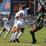 Zoe May scored UTSA's goal in a 1-1 tie with Charlotte in American Athletic Conference soccer on Sunday, Sept. 28, 2025, at Park West. - photo by Joe Alexander