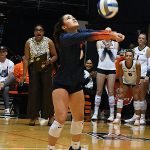 Giada Obregon. UTSA volleyball lost to Wichita State 3-1 in American Athletic Conference action on Friday, Oct. 17, 2025, at the Convocation Center. - photo by Joe Alexander