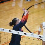 Ilaria Durant. East Carolina 3-0 in American Athletic Conference volleyball on Sunday, Oct. 19, 2025, at the Convocation Center. - photo by Joe Alexander