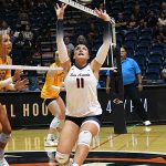 Ilaria Durante. UTSA volleyball lost to Wichita State 3-1 in American Athletic Conference action on Friday, Oct. 17, 2025, at the Convocation Center. - photo by Joe Alexander