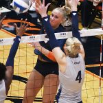 Taylor Gaines. UTSA volleyball lost to Rice 3-0 on Sunday, Oct. 12, 2025, at the Convocation Center. - photo by Joe Alexander