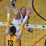 Brooke Elliott. UTSA volleyball lost to Wichita State 3-1 in American Athletic Conference action on Friday, Oct. 17, 2025, at the Convocation Center. - photo by Joe Alexander