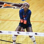 Keelea Alexander. UTSA volleyball lost to Rice 3-0 on Sunday, Oct. 12, 2025, at the Convocation Center. - photo by Joe Alexander