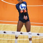 Keelea Alexander. UTSA volleyball lost to Rice 3-0 on Sunday, Oct. 12, 2025, at the Convocation Center. - photo by Joe Alexander