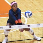 Keelea Alexander. UTSA volleyball lost to Rice 3-0 on Sunday, Oct. 12, 2025, at the Convocation Center. - photo by Joe Alexander