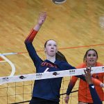 Caroline Tredwell. UTSA volleyball lost to Rice 3-0 on Sunday, Oct. 12, 2025, at the Convocation Center. - photo by Joe Alexander