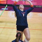Makenna Wiepert. UTSA volleyball lost to Rice 3-0 on Sunday, Oct. 12, 2025, at the Convocation Center. - photo by Joe Alexander