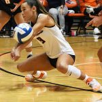 Peyton Turner. UTSA volleyball lost to Wichita State 3-1 in American Athletic Conference action on Friday, Oct. 17, 2025, at the Convocation Center. - photo by Joe Alexander