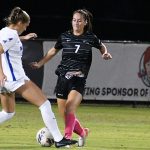 Ava Jackson. UTSA women's soccer lost to No. 4 Memphis 2-0 on Thursday, Oct. 23, 2025, at Park West. - photo by Joe Alexander
