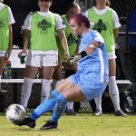Jasmine Kessler. UTSA women's soccer lost to No. 4 Memphis 2-0 on Thursday, Oct. 23, 2025, at Park West. - photo by Joe Alexander