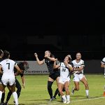 UTSA senior Kameron Kloza scored the Roadrunners' second goal in Thursday's 2-1 women's soccer victory over South Florida at Park West. - photo by Joe Alexander