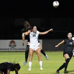 UTSA senior Kameron Kloza scored the Roadrunners' second goal in Thursday's 2-1 women's soccer victory over South Florida at Park West. - photo by Joe Alexander