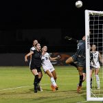 UTSA senior Kameron Kloza scored the Roadrunners' second goal in Thursday's 2-1 women's soccer victory over South Florida at Park West. - photo by Joe Alexander