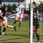 Michelle Polo scored in the 85th minute off a free-kick pass from Izzy Lane against East Carolina on Sunday at Park West. - photo by Joe Alexander