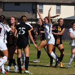 Michelle Polo scored in the 85th minute off a free-kick pass from Izzy Lane against East Carolina on Sunday at Park West. - photo by Joe Alexander