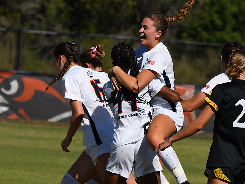 Michelle Polo scored in the 85th minute off a free-kick pass from Izzy Lane against East Carolina on Sunday at Park West. - photo by Joe Alexander