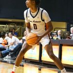 Dorian Hayes. UTSA beat College of Biblical Studies 97-30 in the men's basketball season opener on Wednesday, Nov. 5, 2025, at the Convocation Center. -photo by Joe Alexander