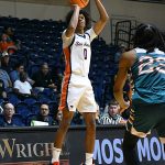 Dorian Hayes. UTSA beat College of Biblical Studies 97-30 in the men's basketball season opener on Wednesday, Nov. 5, 2025, at the Convocation Center. -photo by Joe Alexander