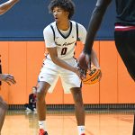 Dorian Hayes. Southern Illinois Edwardsville (SIUE) beat UTSA 77-60 in men's basketball on Friday, Nov. 7, 2025, at the Convocation Center. - Photo by Joe Alexander