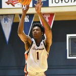 Kaido Rayfield. UTSA beat College of Biblical Studies 97-30 in the men's basketball season opener on Wednesday, Nov. 5, 2025, at the Convocation Center. -photo by Joe Alexander