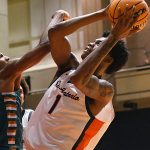 Kaido Rayfield. UTSA beat College of Biblical Studies 97-30 in the men's basketball season opener on Wednesday, Nov. 5, 2025, at the Convocation Center. -photo by Joe Alexander