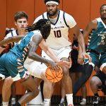 Mo Njie. UTSA beat College of Biblical Studies 97-30 in the men's basketball season opener on Wednesday, Nov. 5, 2025, at the Convocation Center. -photo by Joe Alexander