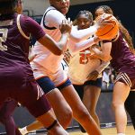 Sanaa Bean. UTSA women's basketball beat Texas State 64-41 on Thursday, Nov. 13, 2025, at the Convocation Center. - Photo by Joe Alexander