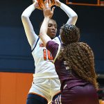 Sanaa Bean. UTSA women's basketball beat Texas State 64-41 on Thursday, Nov. 13, 2025, at the Convocation Center. - Photo by Joe Alexander