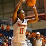 Jayda Holiman. UTSA women's basketball beat Texas State 64-41 on Thursday, Nov. 13, 2025, at the Convocation Center. - Photo by Joe Alexander