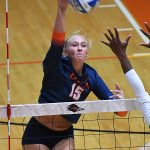 Taylor Gaines. UTSA volleyball lost to North Texas 3-0 on Sunday, Nov. 2, 2025, at the Convocation Center. - photo by Joe Alexander