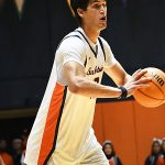 Stanley Borden. UTSA beat College of Biblical Studies 97-30 in the men's basketball season opener on Wednesday, Nov. 5, 2025, at the Convocation Center. -photo by Joe Alexander