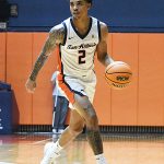 Austin Nunez. UTSA beat College of Biblical Studies 97-30 in the men's basketball season opener on Wednesday, Nov. 5, 2025, at the Convocation Center. -photo by Joe Alexander