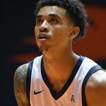 Austin Nunez. UTSA beat College of Biblical Studies 97-30 in the men's basketball season opener on Wednesday, Nov. 5, 2025, at the Convocation Center. -photo by Joe Alexander