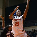Cheyenne Rowe. UTSA women's basketball beat Texas State 64-41 on Thursday, Nov. 13, 2025, at the Convocation Center. - Photo by Joe Alexander
